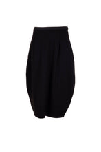 Load image into Gallery viewer, W24199- Jacquard Trimmed Midi Skirt- Black- Peruzzi