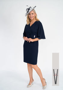 V340 - Dress - Navy - Via Veneto