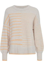 Load image into Gallery viewer, 3542- Blue  Mix Stripe Jumper - Fransa