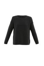 Load image into Gallery viewer, 7553 - Boat-Neck Ribbed Jumper - Marble