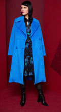 Load image into Gallery viewer, 23108- Ocean Blue Belted Coat - Kate Cooper