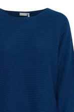 Load image into Gallery viewer, 1845- Navy Knitted Jumper - Fransa