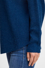 Load image into Gallery viewer, 1845- Navy Knitted Jumper - Fransa