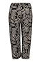 2337- Black Floral Print Pants - Fransa+