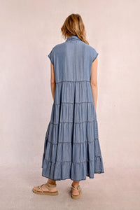 414 - Denim Layered Dress - Molly Bracken