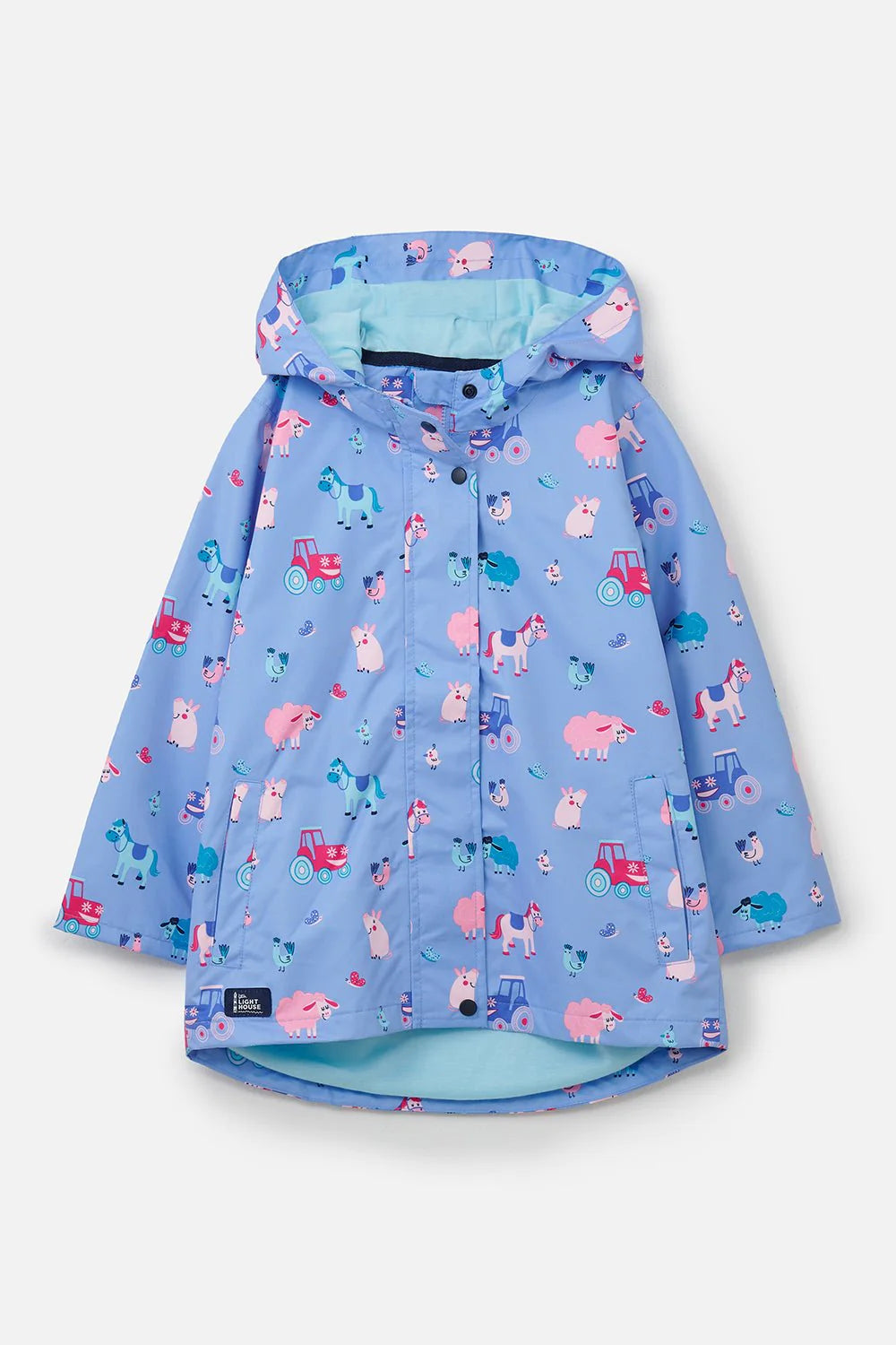 Olivia Girls Coat Lilac Farm- Little Lighthouse