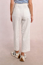 Load image into Gallery viewer, 163 - High-Waist Straight-Leg Trousers - White - Molly Bracken