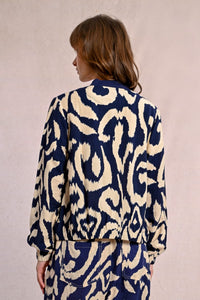 419 - Printed Bomber Jacket - Molly Bracken