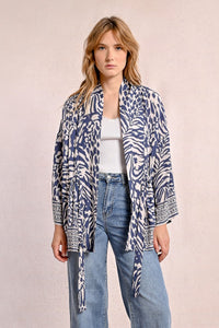 123 - Zebra Print Kimono - Molly Bracken