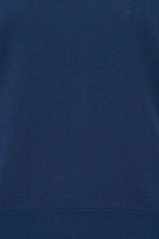 Load image into Gallery viewer, 2139- Cotton Short Sleeve Navy Jumper- Fransa