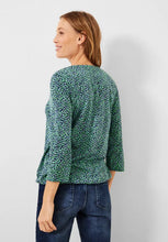 Load image into Gallery viewer, 319231- Green Print Top- Cecil