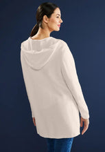 Load image into Gallery viewer, 253592- Lucid White Hooded Cardigan - Street One