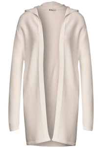 253592- Lucid White Hooded Cardigan - Street One