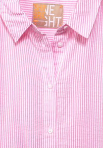 343128- Pink Stripe Shirt- Street One