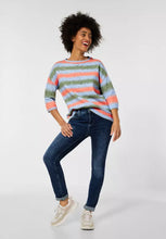 Load image into Gallery viewer, 301966- Jumper with Stripe Pattern- Street One