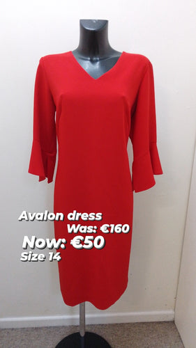 A6903- Avalon Red Dress