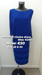 19102 - Royal blue Personal Choice Dress