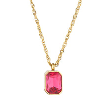 Load image into Gallery viewer, Zaria Raspberry Pink Pendant- Knight &amp; Day Jewellery