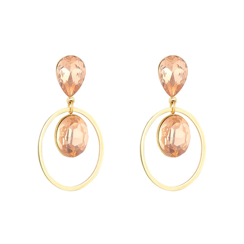 Tori Champagne Earrings- Knight & Day Jewellery