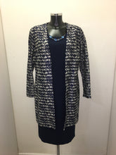 Load image into Gallery viewer, Navy/Cream Lace Jacket &amp; Navy Dress- Avalon