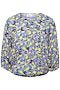 Load image into Gallery viewer, 2048- Violet Floral Blouse- Fransa +