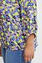 Load image into Gallery viewer, 2048- Violet Floral Blouse- Fransa +