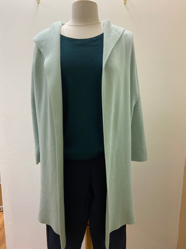 8806 DECK Hooded Knit FreeSize- Mint