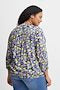 Load image into Gallery viewer, 2048- Violet Floral Blouse- Fransa +