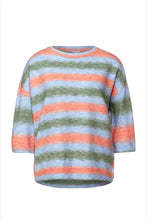 Load image into Gallery viewer, 301966- Jumper with Stripe Pattern- Street One